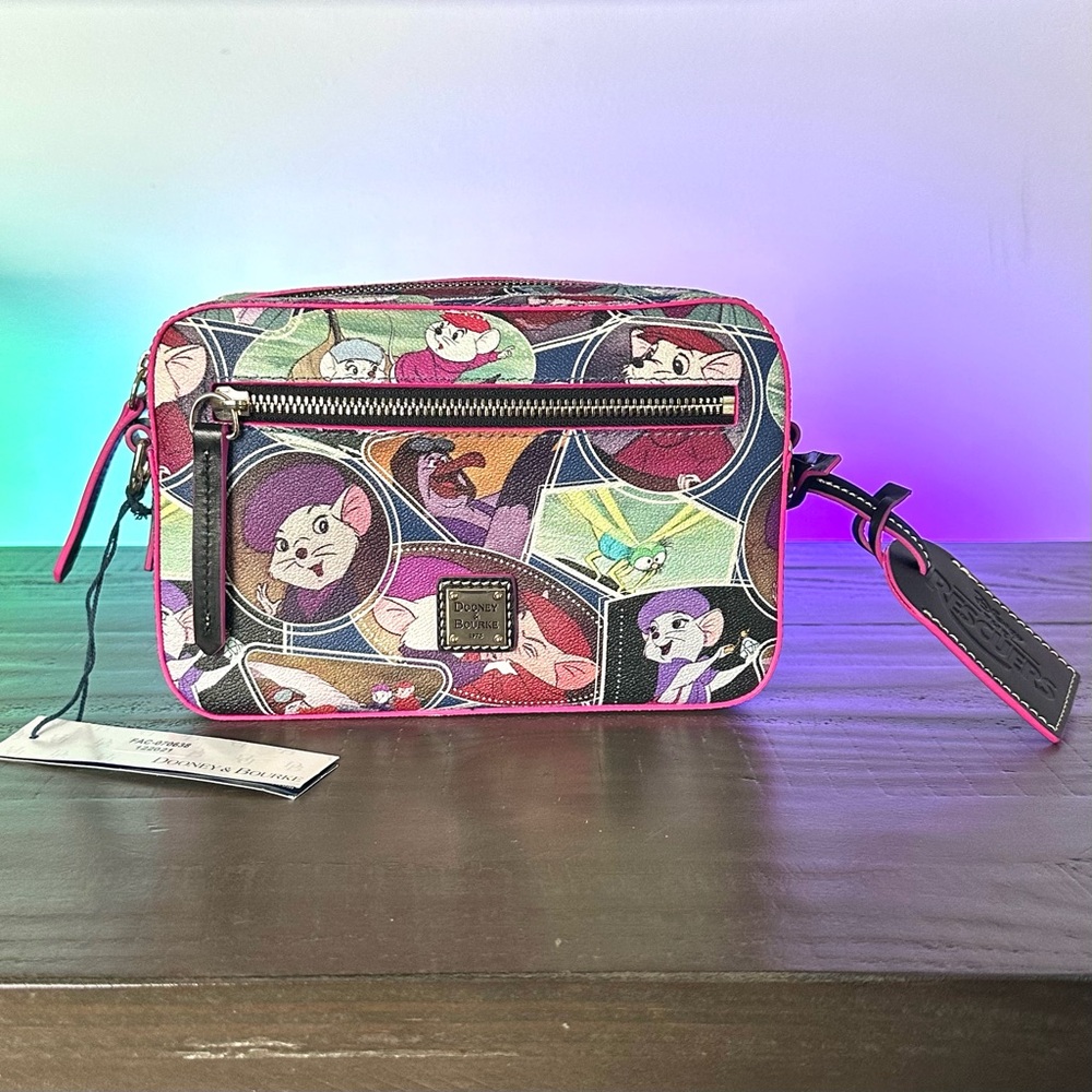 Dooney & Bourke Disney Rescuers Crossbody Camera Bag NWT